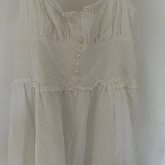 Commense Ruffle Hem Cami Plain Midi Dress (Fits 10/12) - Picture 6 of 8